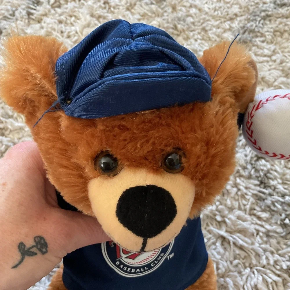 Minnesota Twins MLB Plush Teddy Bear Navy Blue Jersey Baseball‎ Fan Collectible